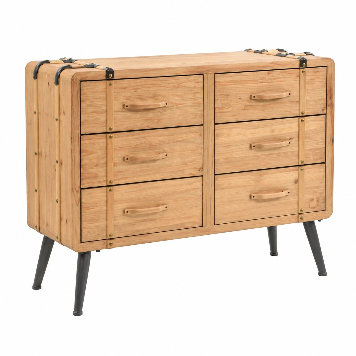 Armadio per archiviazione Armadio multifunzionale Armadio portaoggetti Cassettiera in Legno Massello di Abete 91 × 35 × 73 cm Adatto per ufficio