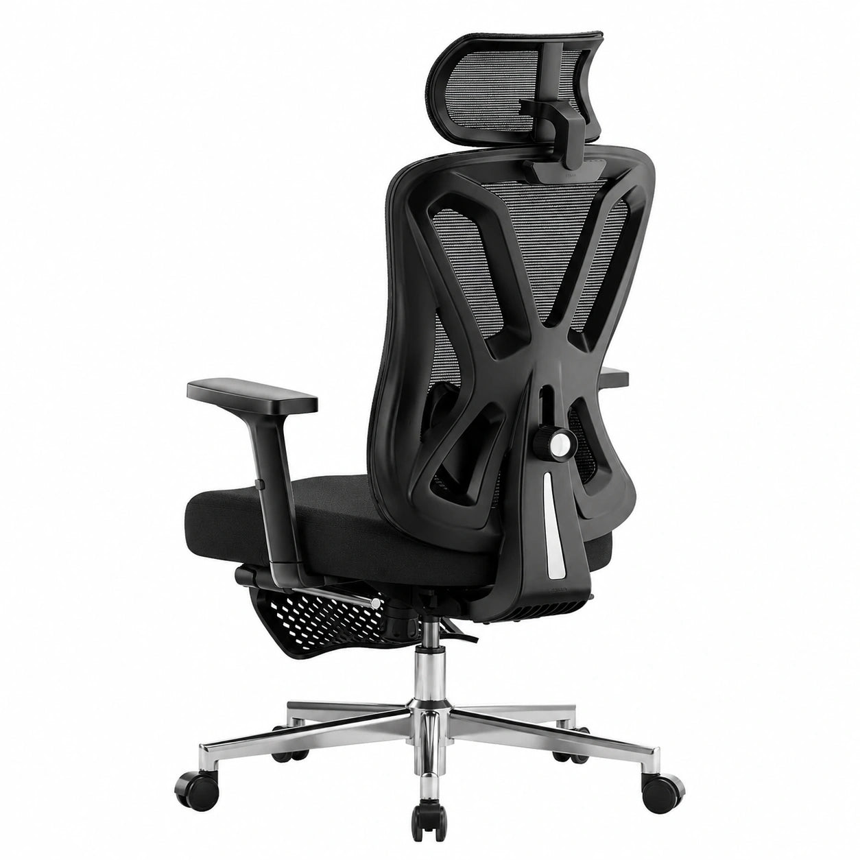 Sedia da ufficio ergonomica con poggiatesta regolabile e supporto lombare, comodo cuscino a molla, supporto per sedia da computer, funzione