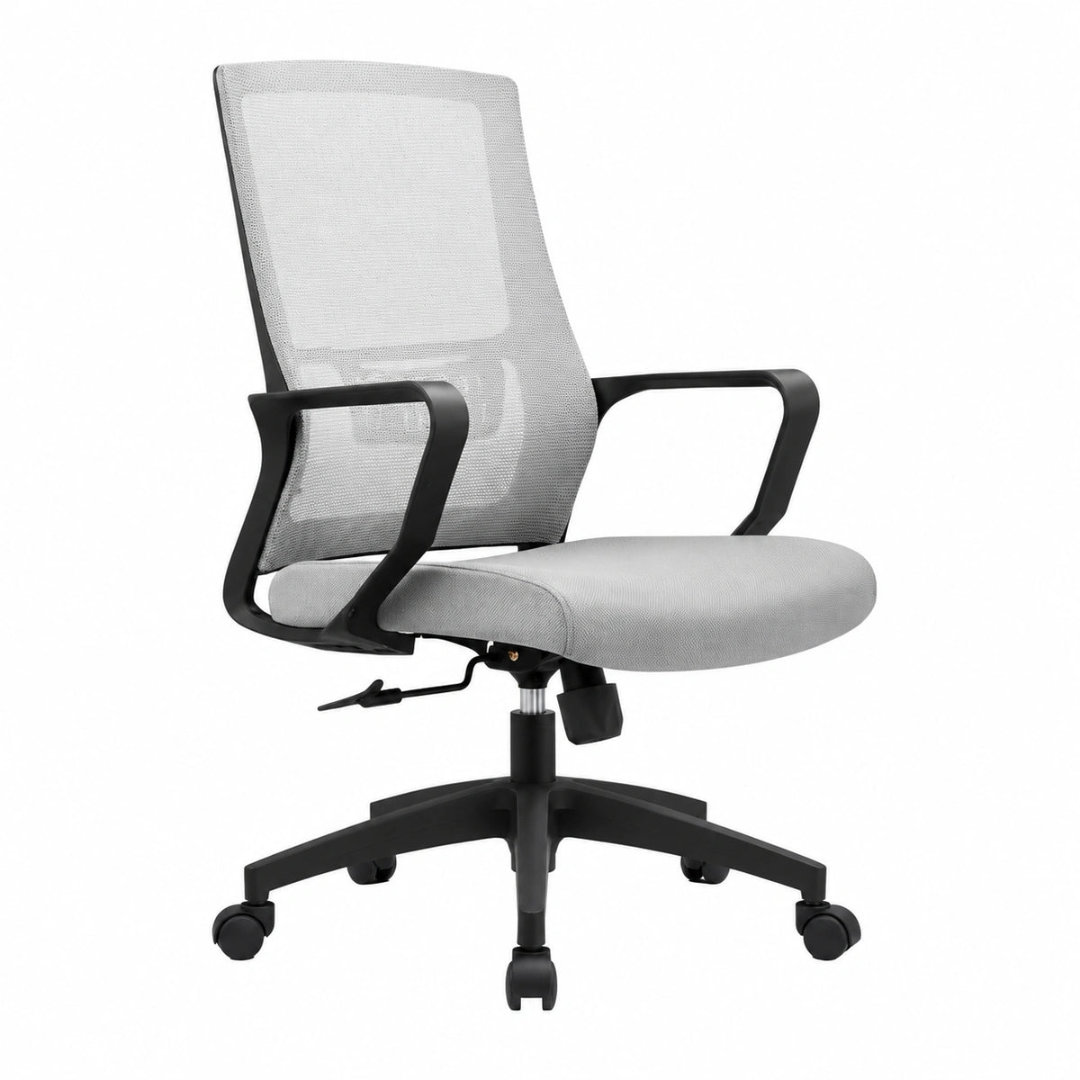 Sedia da Ufficio Ergonomica Girevole con Supporto Lombare, Poltrona da Scrivania, Studio, Cameretta, Reclinabile con Altezza Regolabile