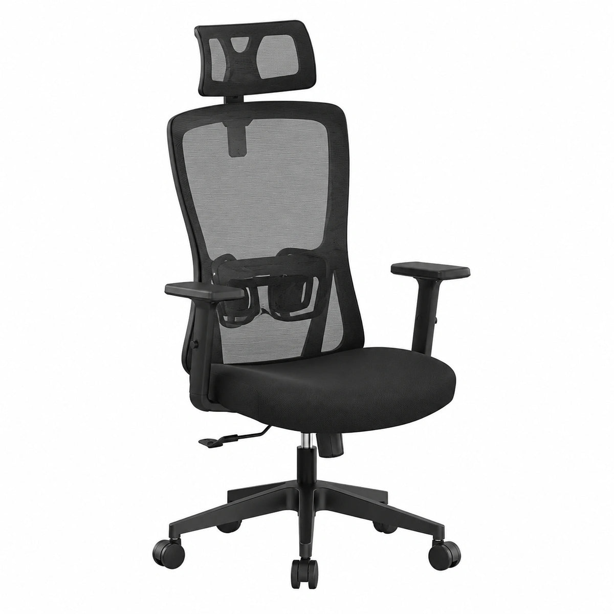 Sedia da Ufficio Ergonomica, Sedia Ufficio con Poggiatesta Regolabile, Bracciolo, Supporto Lombare, Sedia da ufficio con rivestimento in rete