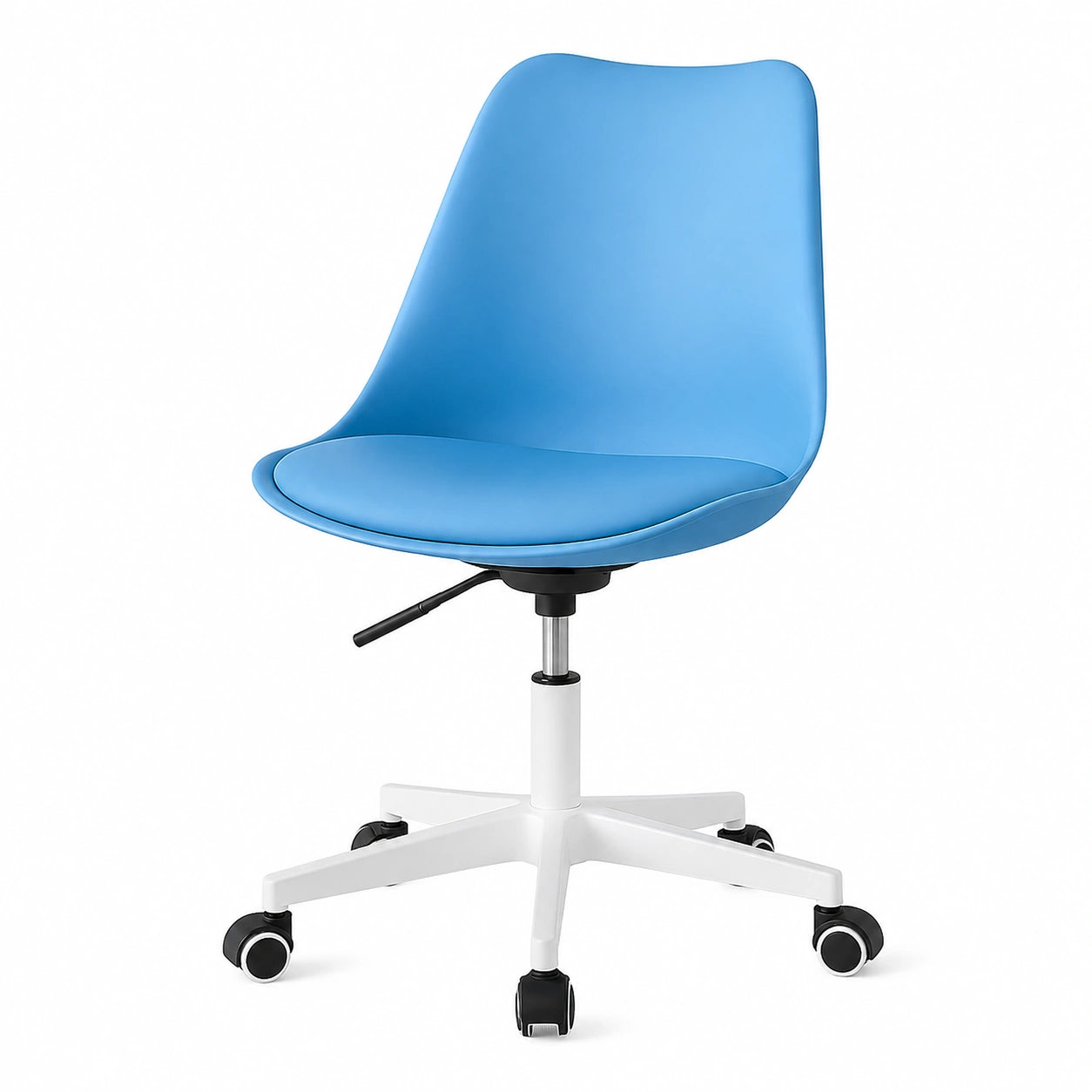 Sedia da Ufficio Scrivania Ergonomica Moderno con Altezza Regolabile e Cuscino Imbottito ad Alta Densità, Seduta Girevole con Ruote Piroettanti