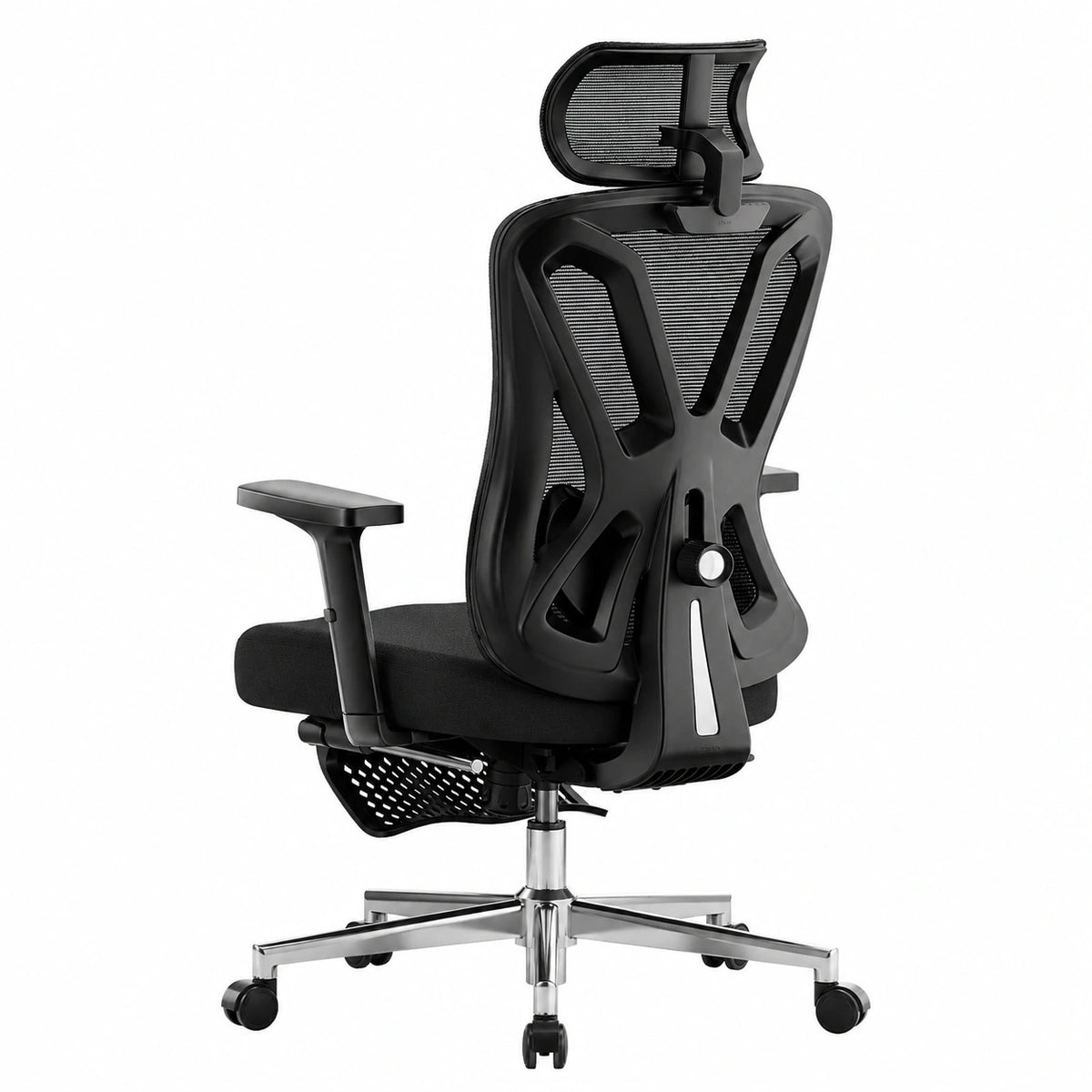 Sedia da ufficio ergonomica con poggiatesta regolabile e supporto lombare, comodo cuscino a molla, supporto per sedia da computer, funzione